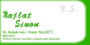 majlat simon business card